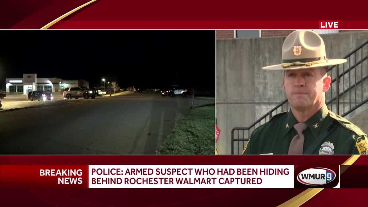 Police discuss capture of wanted man outside Rochester Walmart