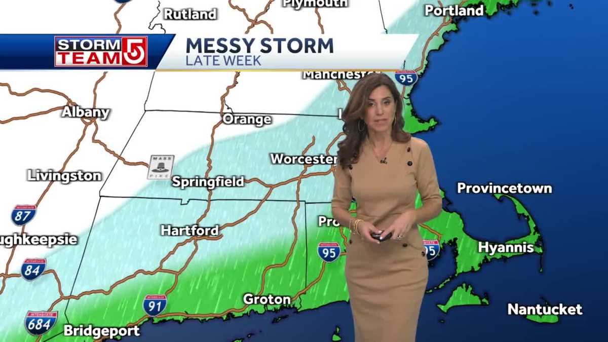 Video: Late-week storm to bring snow, rain, gusty winds