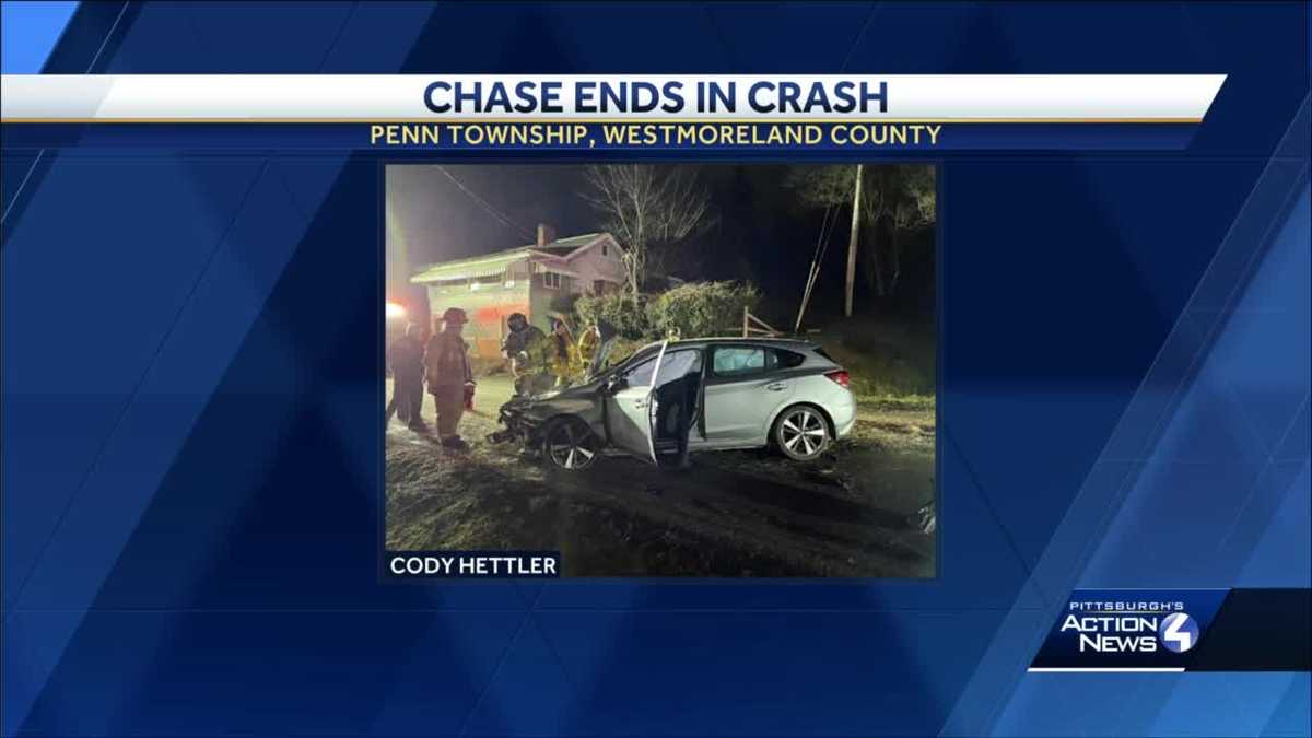 Driver Crashes Into Pole During Police Chase Hospitalized