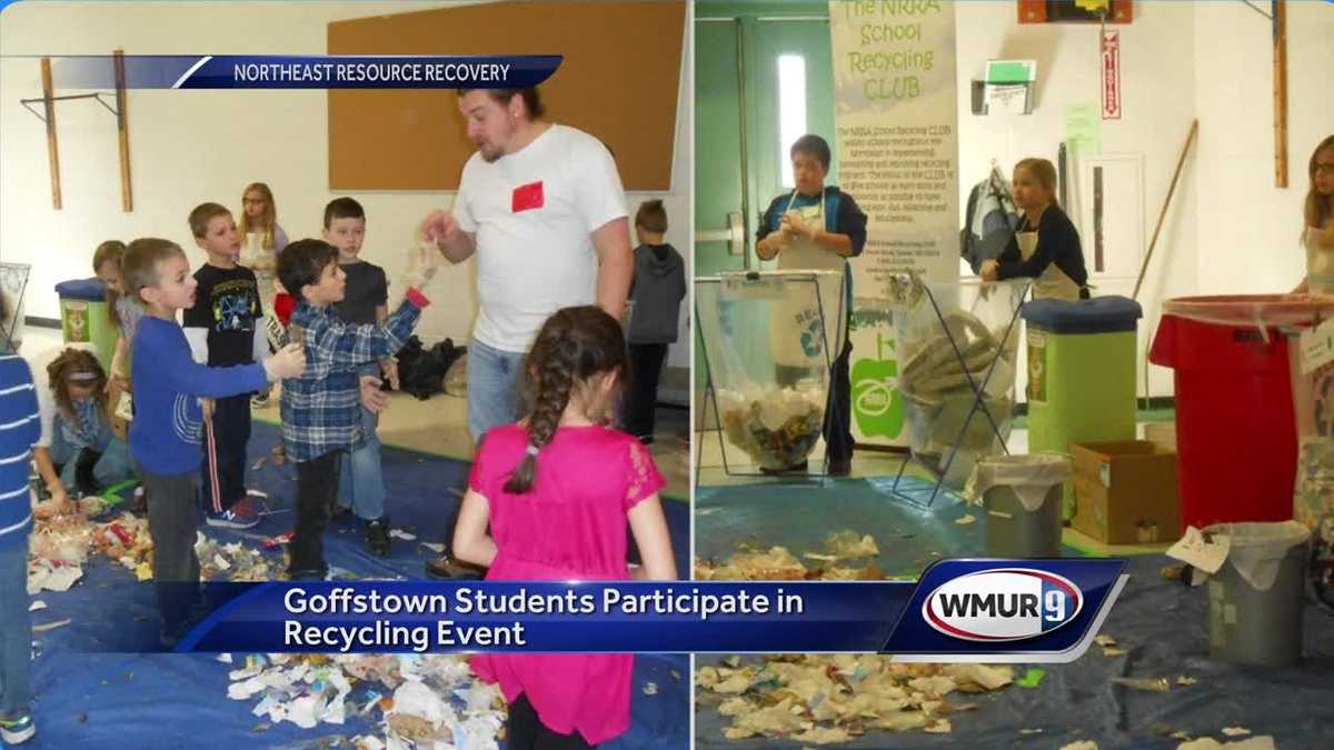 Goffstown students participate in recycling event