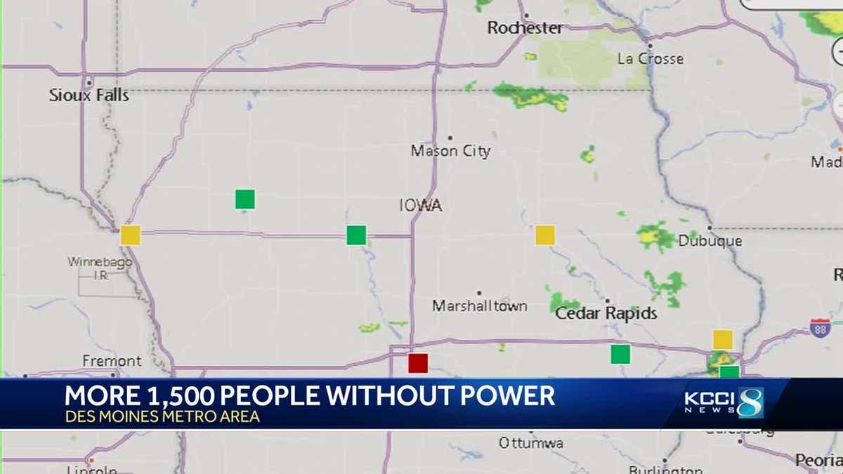 MidAmerican restores service after hundreds lose power in metro - KCCI