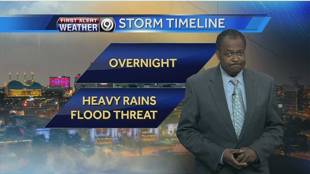 More heavy rain expected overnight, weekend looks dry