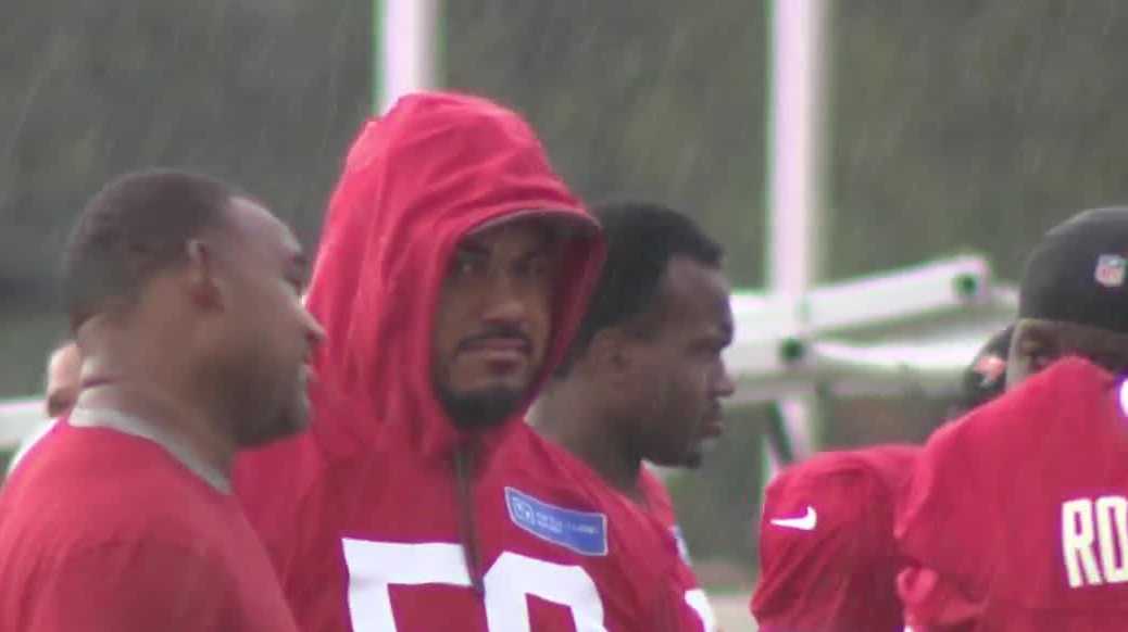 Bucs hold first practice in pads