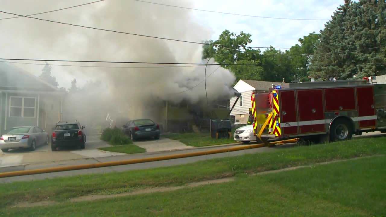 Des Moines Crews Battle House Fire Tuesday