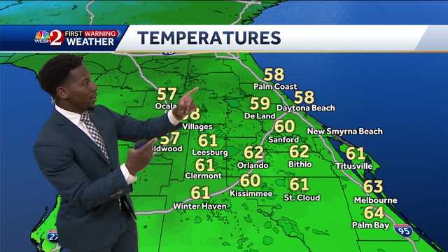 Cooler Thursday with highs in the mid seventies - Vimarsana News