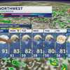 Record-challenging heat with a slight storm chance on Sunday
