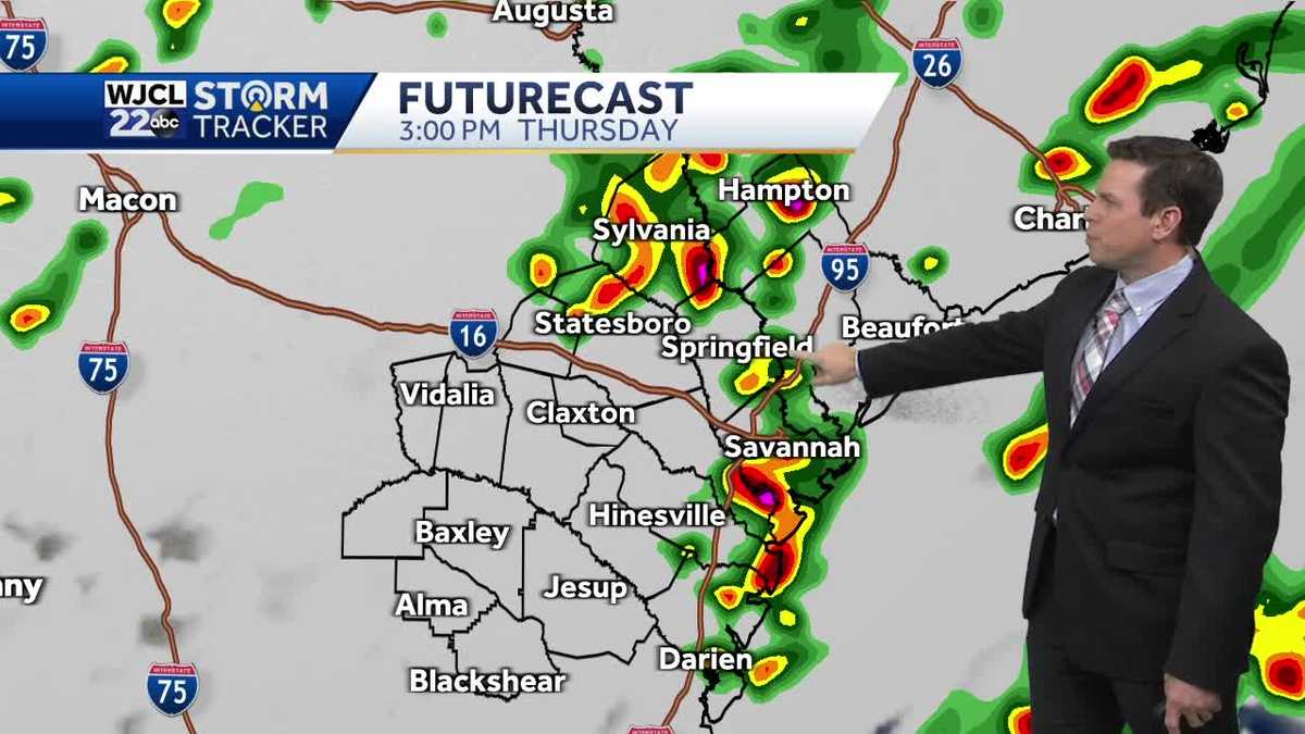 Umbrella needed today rain likely with downpours at times - WJCL