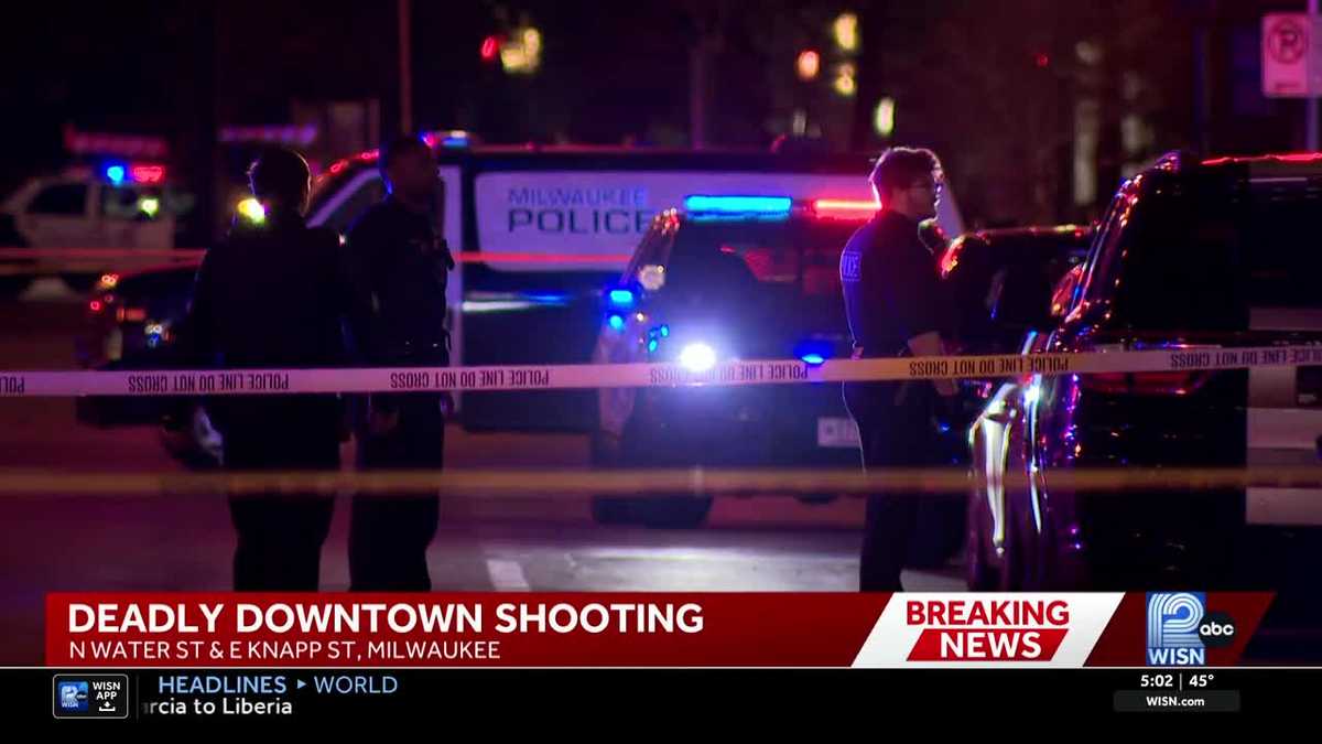 Deadly shooting outside bars on Milwaukee's Water Street