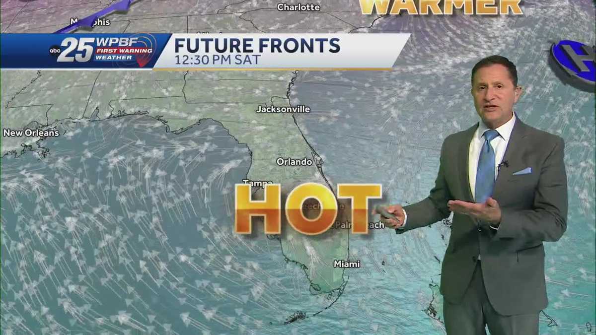 Weekend heat and rain chances across South Florida