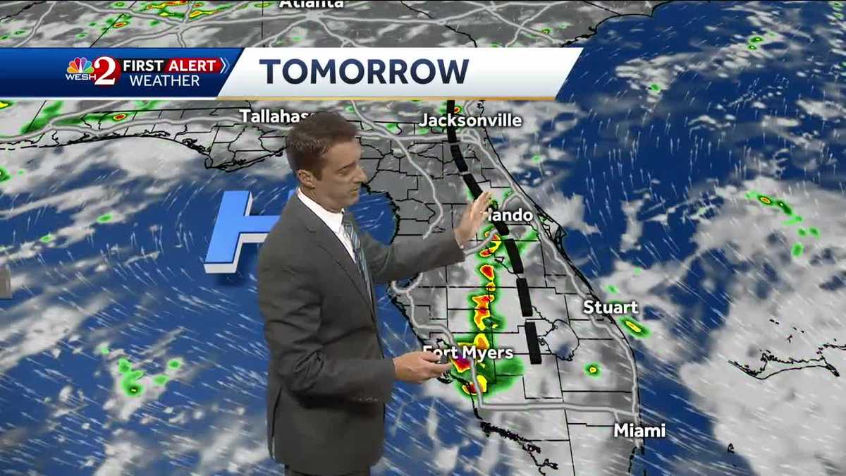 Tracking afternoon showers Wednesday
