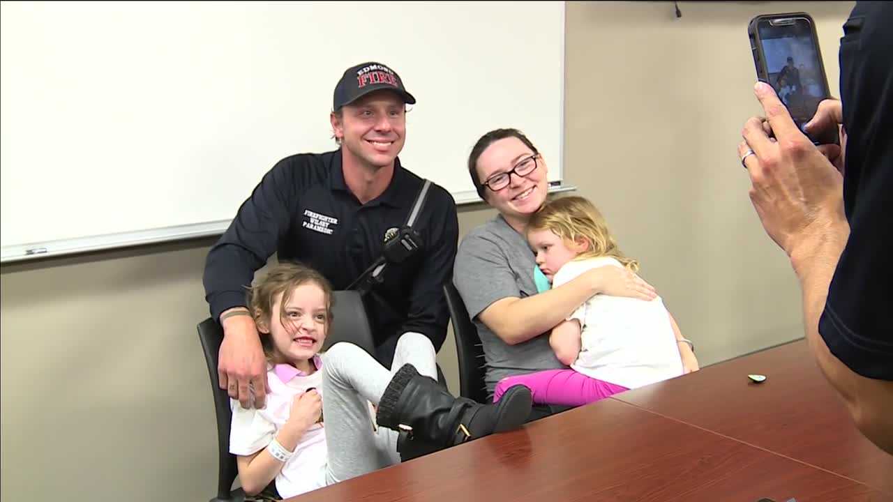 Edmond girls who survived near-drowning thank first responders - Vimarsana News