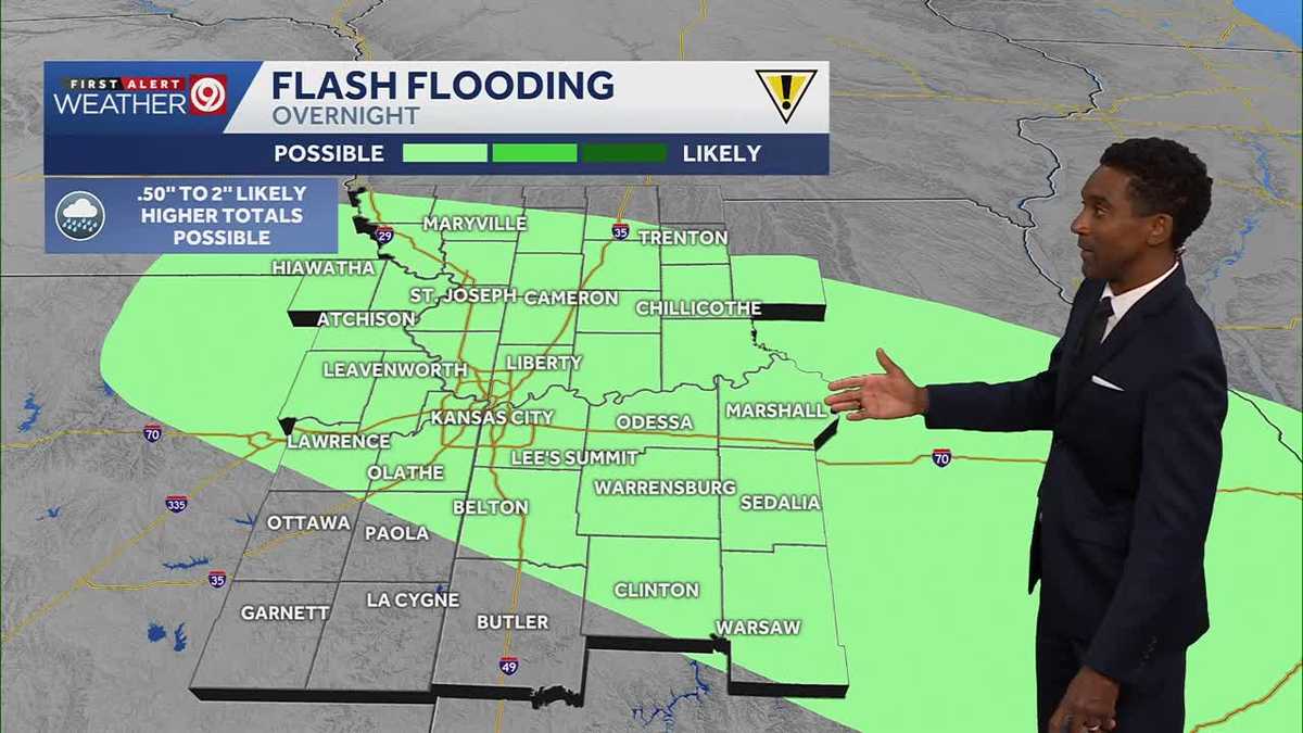 Kansas City weather: Damaging winds, flooding possible with overnight storms