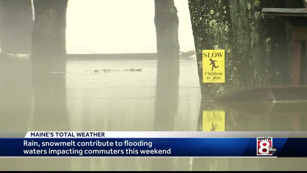 Minor flooding along Saco River, Fryeburg Sunday