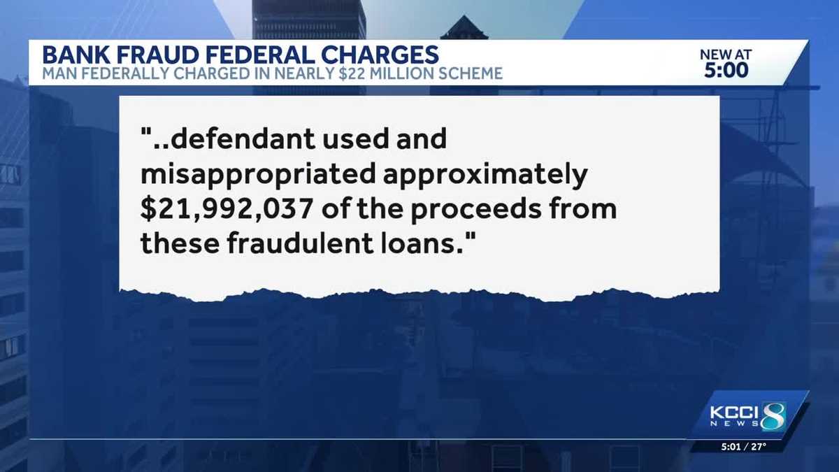 Iowa man pleads not guilty in nearly $22 million federal bank fraud case