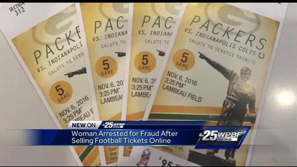 Woman arrested for fraud after selling football tickets online