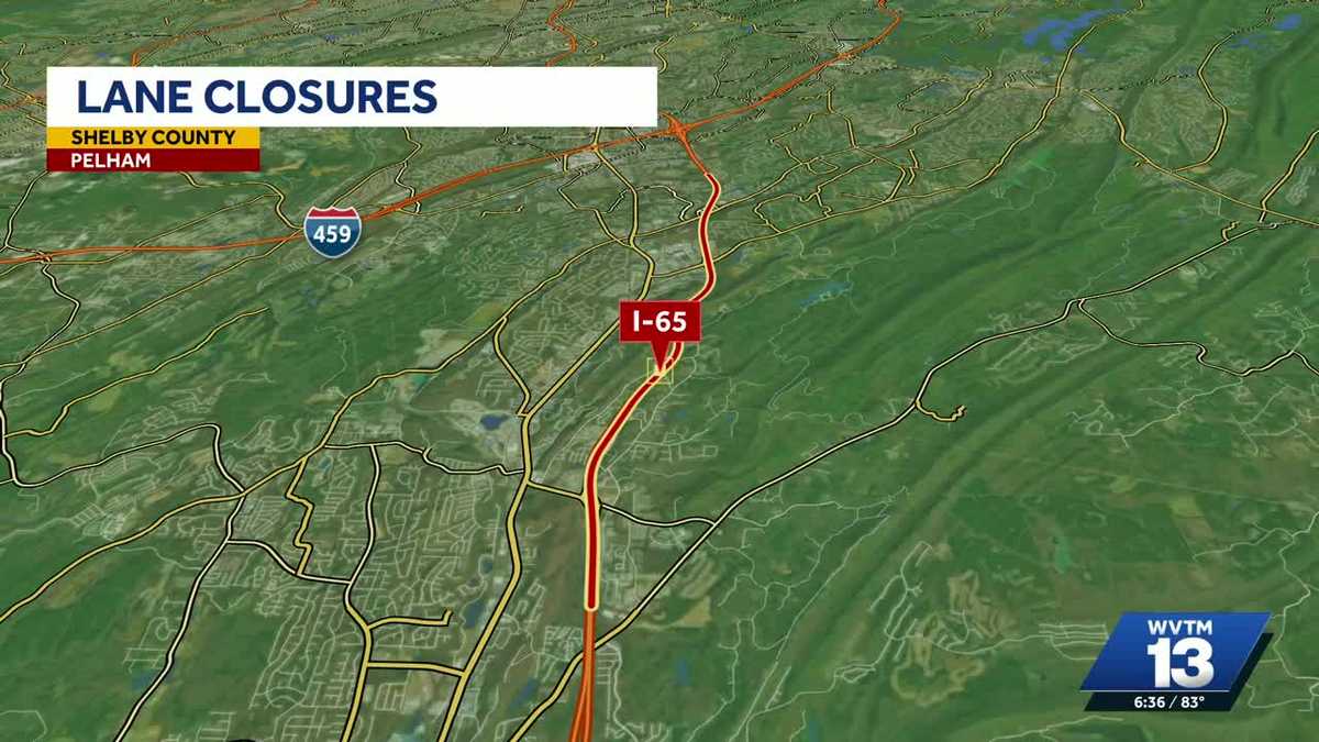 Nighttime asphalt repairs to begin on I-65 in Alabaster and Shelby County