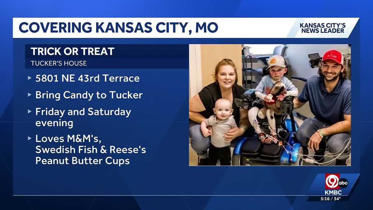 Kansas City invited to bring Halloween candy to 3-year-old Tucker Langford
