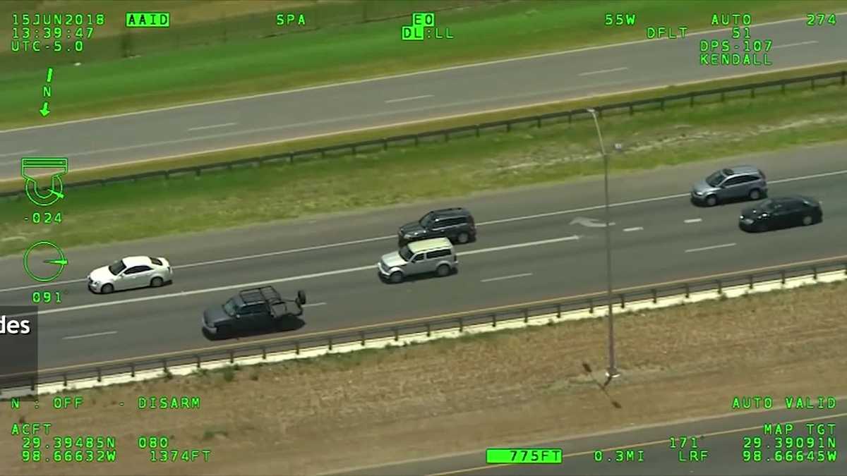 Woman with baby leads police on high-speed chase