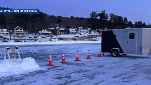 Alton Bay Ice Runway opens for the season