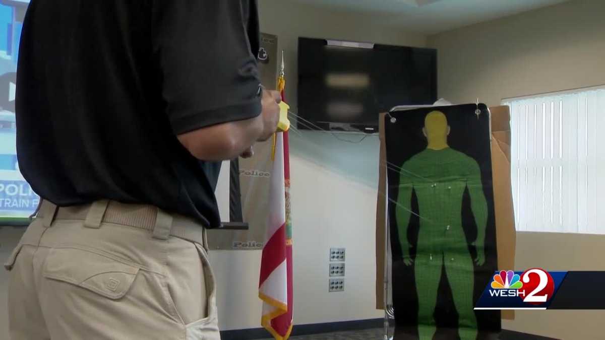 Officers demonstrate new Taser technology in Daytona Beach