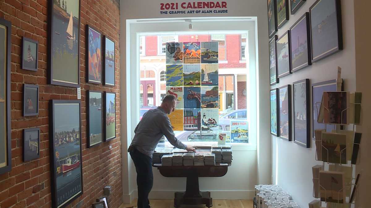Popular Maine artist opens first gallery to help