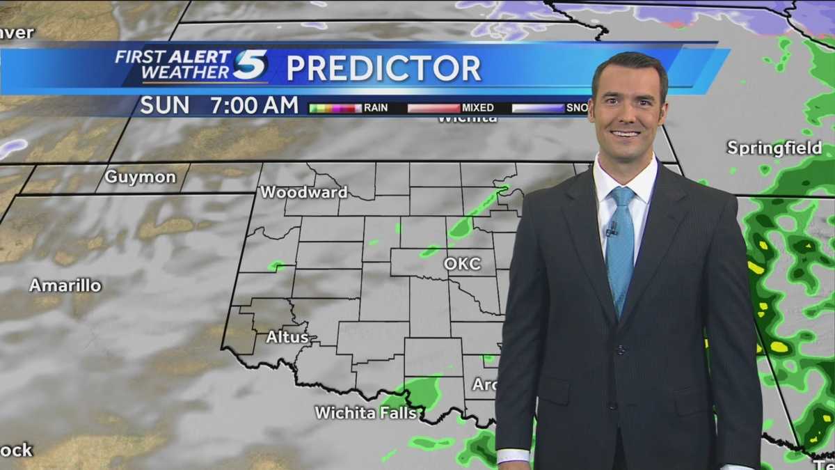 Koco Meteorologist Jonathan Conder Says The Rain Moves Out, But The 