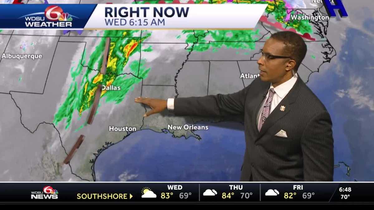 A warm and humid Wednesday