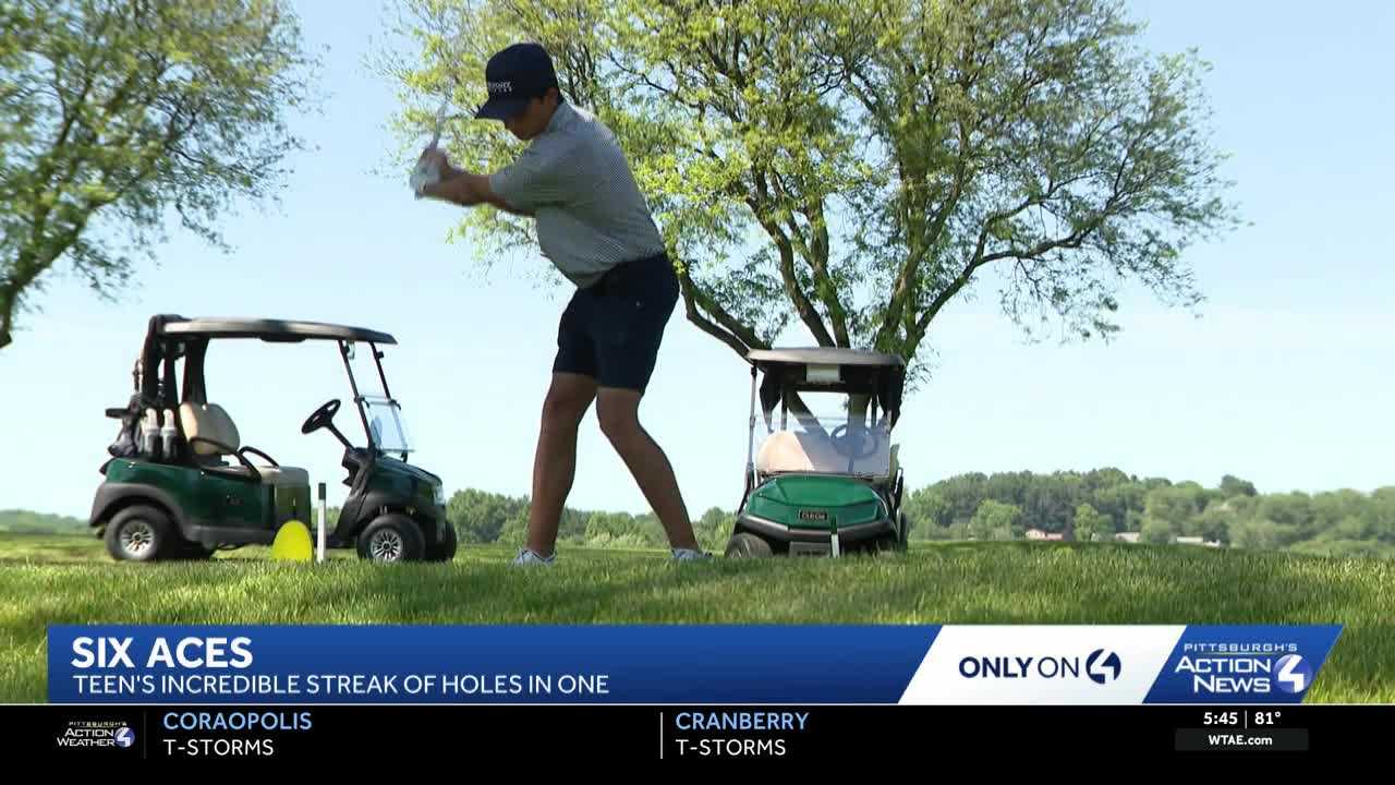 6 holes-in-one: A 17-year-old golfer is on an incredible streak