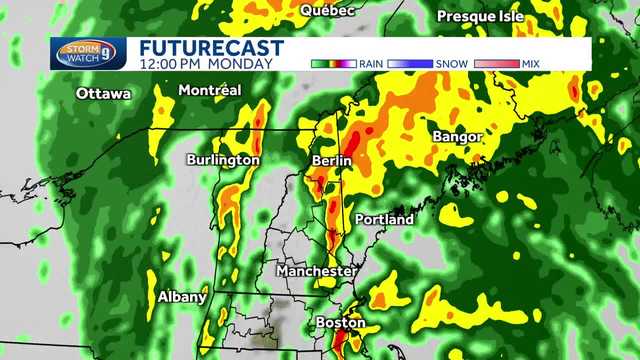 New Hampshire hourly weather maps: Track heavy rain - Vimarsana News