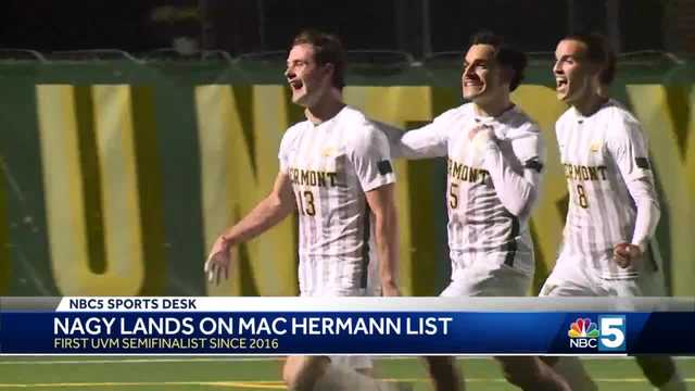 UVM star lands on Mac Hermann semifinal list - Vimarsana News