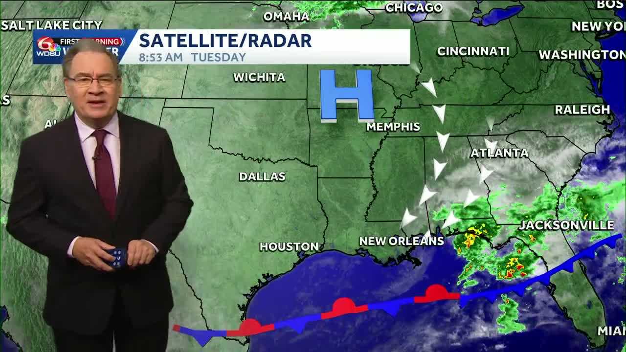 Drier weather and cooler air moves in this week