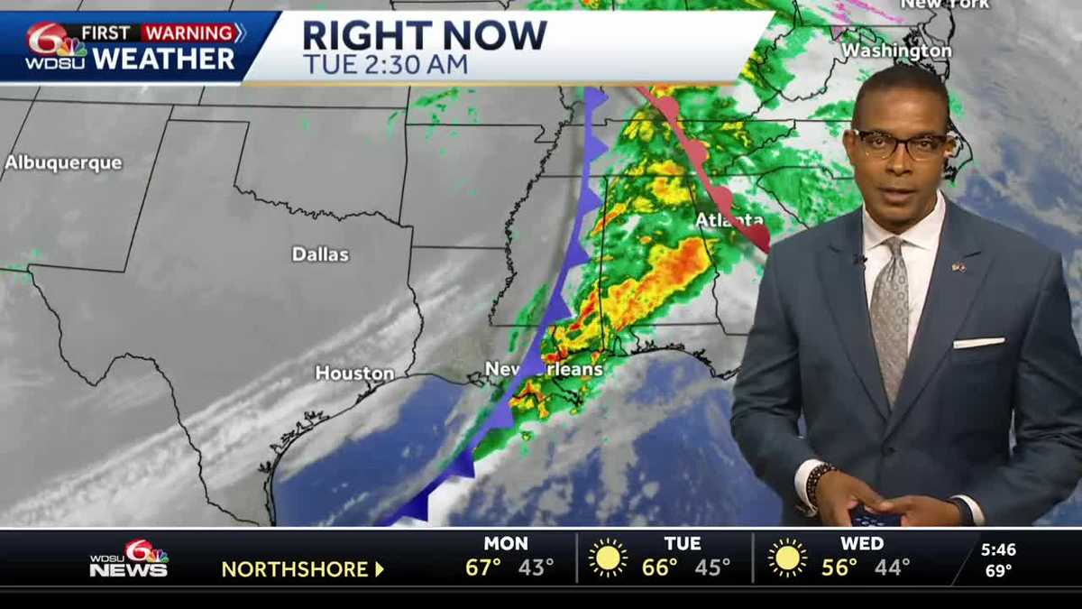 A cloudy and cool Tuesday