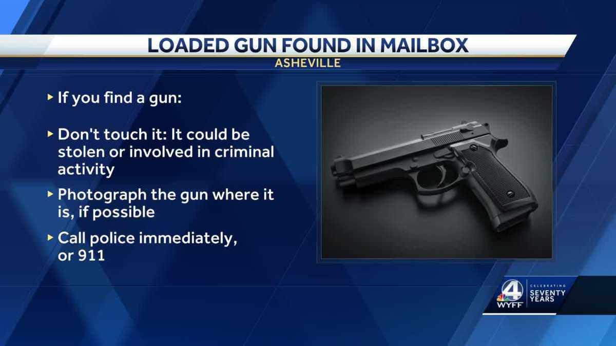 North Carolina: Loaded gun found in mailbox by mail carrier