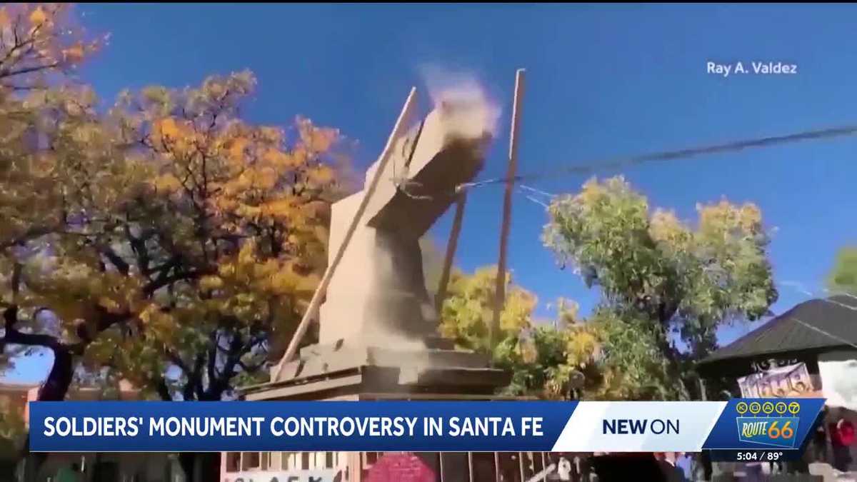 Soldiers Monument in Sante Fe on the Plaza is still drawing controversy