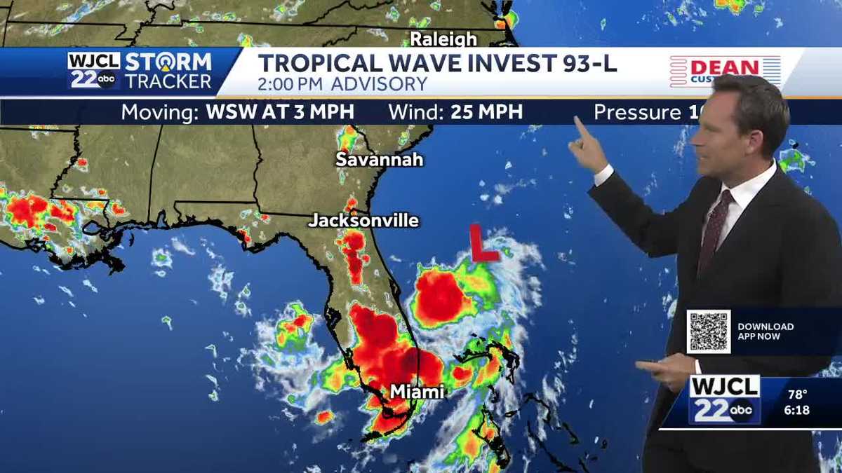 Savannah: Tracking a few thunderstorms and the tropics