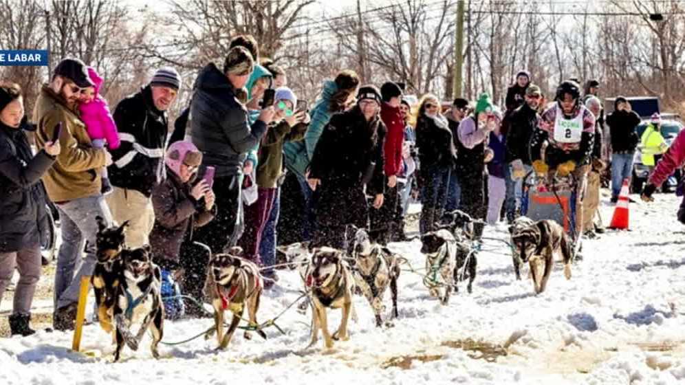 2022 Sled Dog Derby held in Laconia, New Hampshire