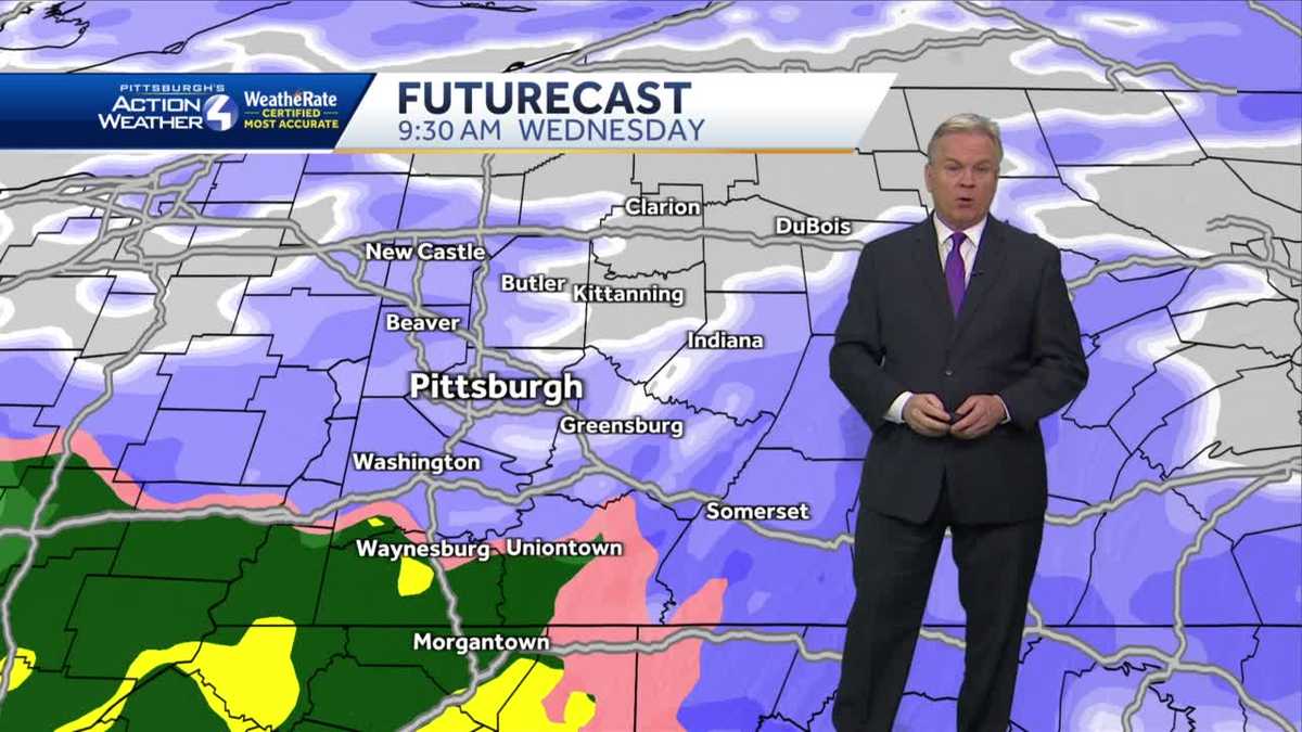 Winter weather advisory: Snow, rain and wind for Wednesday