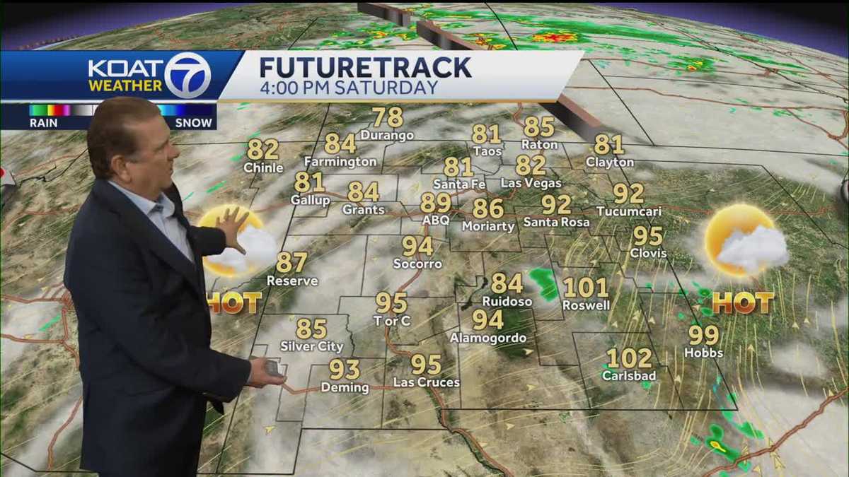 New Mexico forecast: Warm Memorial Day weekend with some storms