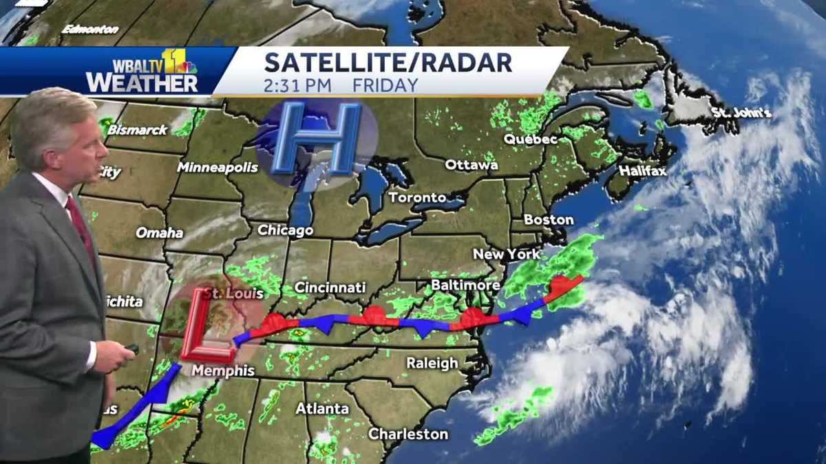 Rain coming, but not a washout this weekend
