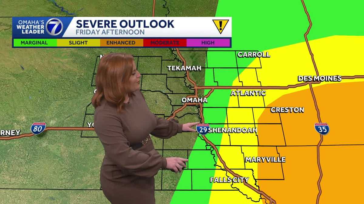Cloudy, cool Thursday afternoon for Omaha area - KETV