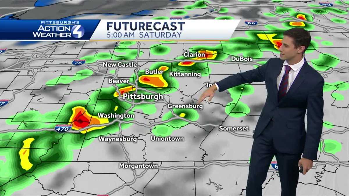Mostly Cloudy Tonight Scattered Storms Friday