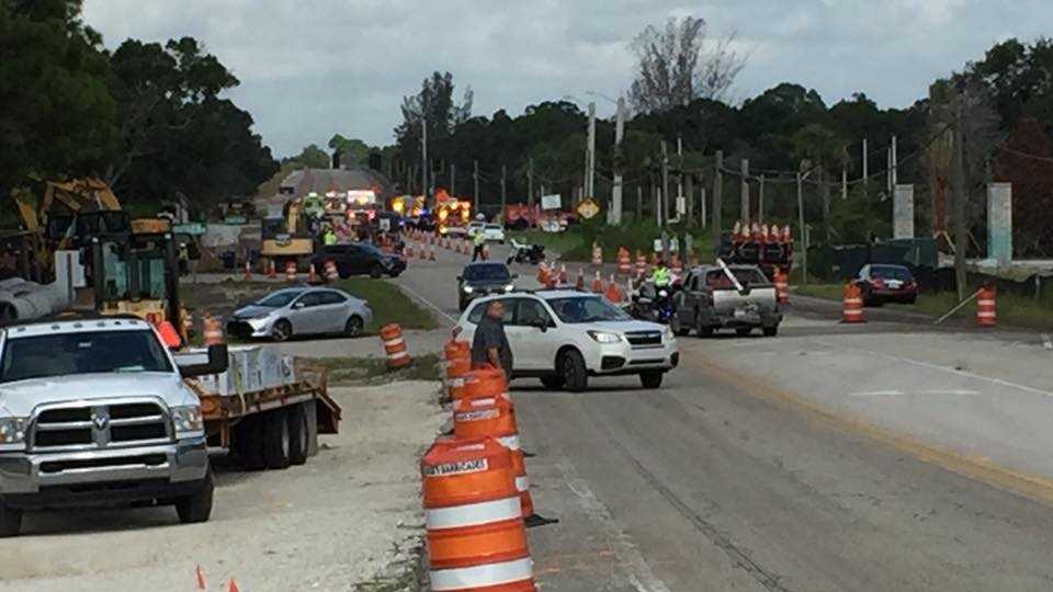 Busy road reopens after gas leak