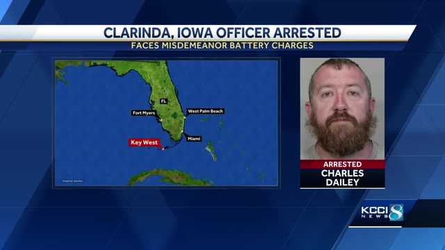 Clarinda police officer arrested in Florida for allegedly punching his girlfriend outside of bar - Vimarsana News
