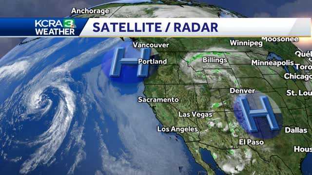 Above average temperatures and sunny skies