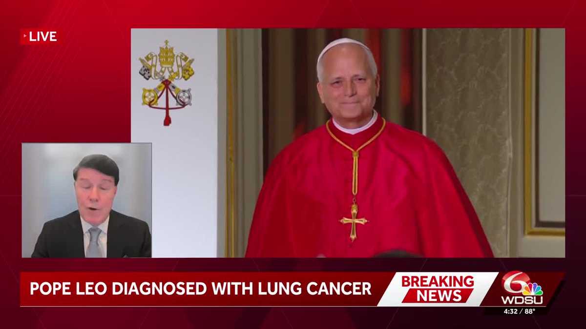 Louisiana doctor describes survival rate of lung cancer after Pope Leo's diagnosis