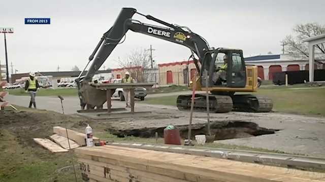 New Orleans East 10 year sinkhole WDSU Road Patrol - Vimarsana News