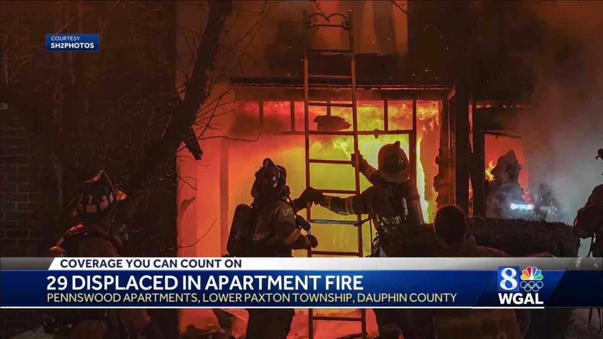 APARTMENT COMPLEX FIRE 29 people displaced in Dauphin County