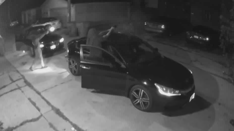 Back alley shooting attack caught on camera