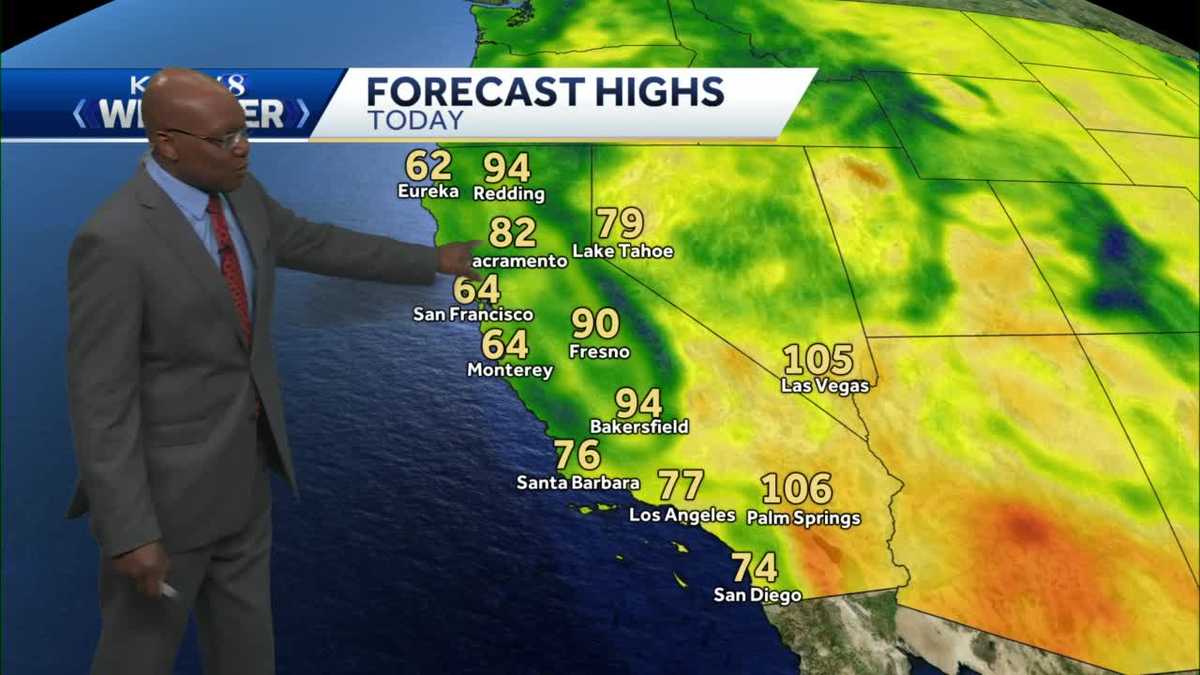 Below Seasonal Average Temps Today