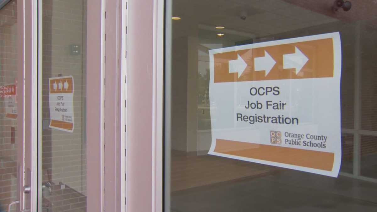Orange County Public Schools Holds Job Fair